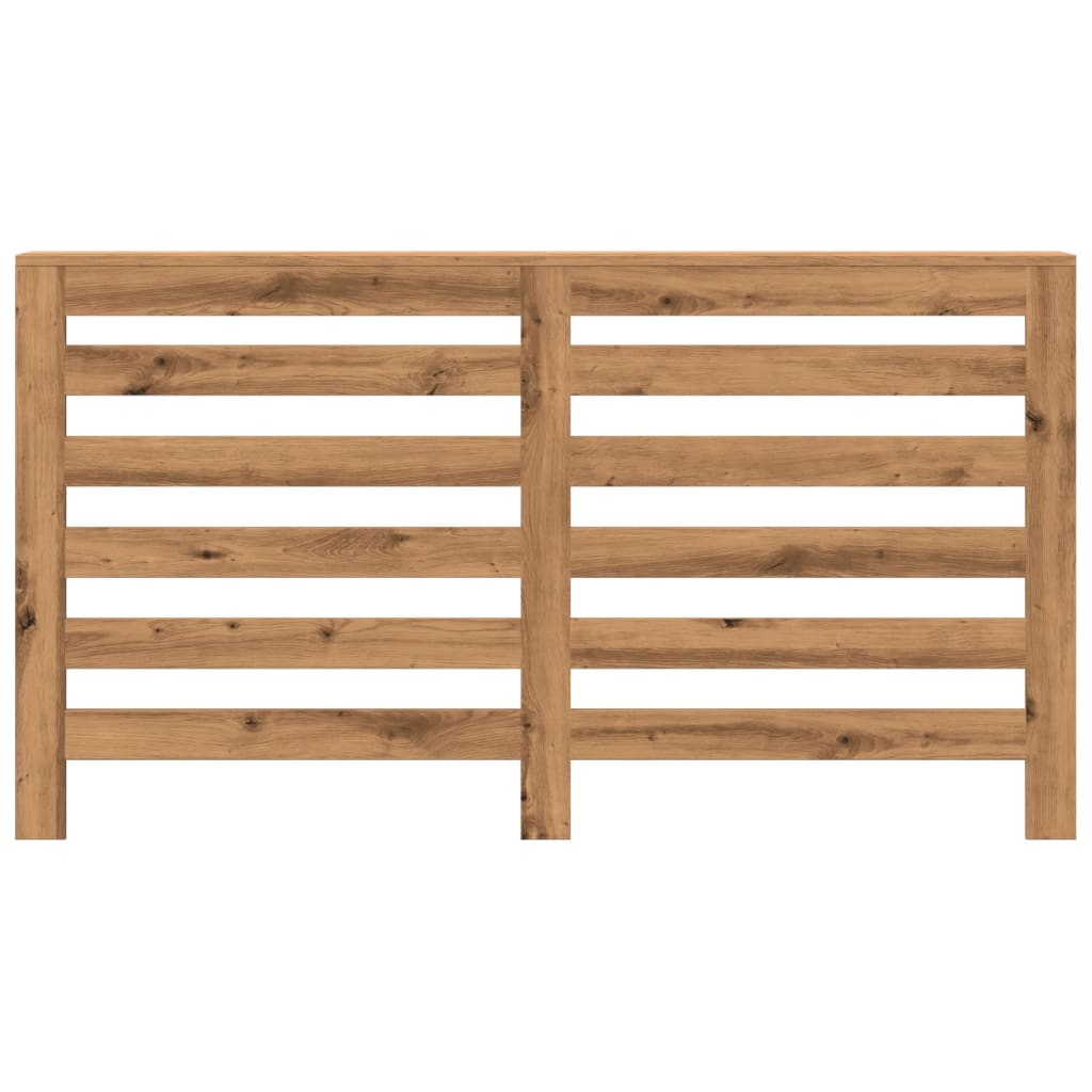 Vidaxl radiatorombouw 149x20x82 cm bewerkt hout artisanaal eikenkleur