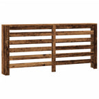 Vidaxl radiatorombouw 175x20x82 cm bewerkt hout oud hout