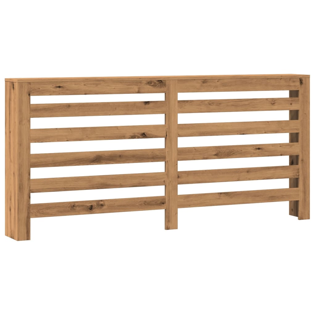 Vidaxl radiatorombouw 175x20x82 cm bewerkt hout artisanaal eikenkleur