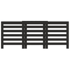 Vidaxl radiatorombouw 205x21,5x83,5 cm bewerkt hout zwart