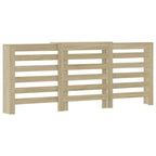 Vidaxl radiatorombouw 205x21,5x83,5 cm bewerkt hout sonoma eikenkleur