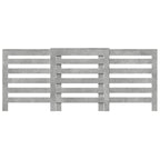 Vidaxl radiatorombouw 205x21,5x83,5 cm bewerkt hout betongrijs