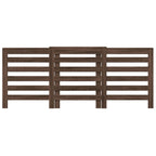 Vidaxl radiatorombouw 205x21,5x83,5 cm bewerkt hout bruin eikenkleurig
