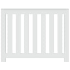 Vidaxl radiatorombouw 104x20x82 cm bewerkt hout wit