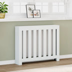 Vidaxl radiatorombouw 104x20x82 cm bewerkt hout wit