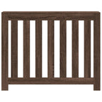 Vidaxl radiatorombouw 104x20x82 cm bewerkt hout bruin eikenkleurig