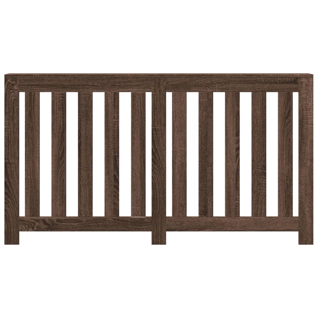 Vidaxl radiatorombouw 149x20x82 cm bewerkt hout bruin eikenkleurig