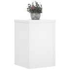 Vidaxl plantenstandaards 2 st 25x25x35 cm bewerkt hout wit