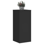 Vidaxl plantenstandaards 2 st 30x30x70 cm bewerkt hout zwart