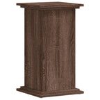 Vidaxl plantenstandaard 33x33x60 cm bewerkt hout bruin eikenkleurig