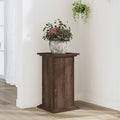 Vidaxl plantenstandaard 33x33x60 cm bewerkt hout bruin eikenkleurig