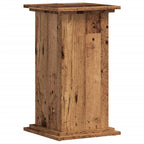 Vidaxl plantenstandaard 33x33x60 cm bewerkt hout oud houtkleurig