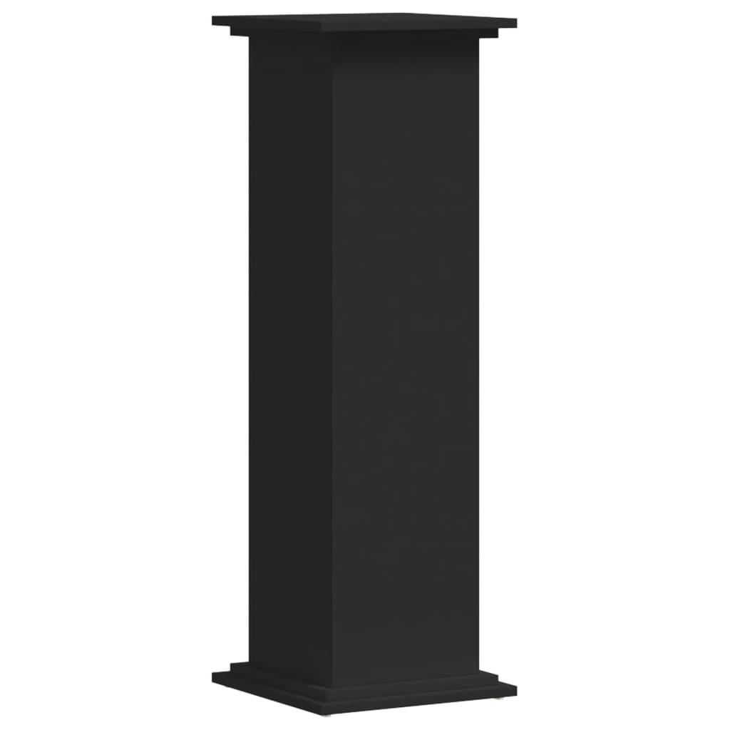 Vidaxl plantenstandaard 33x33x100 cm bewerkt hout zwart