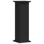 Vidaxl plantenstandaard 33x33x100 cm bewerkt hout zwart