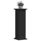 Vidaxl plantenstandaard 33x33x100 cm bewerkt hout zwart