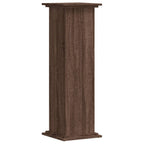 Vidaxl plantenstandaard 33x33x100 cm bewerkt hout bruin eikenkleurig