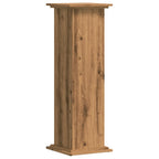 Vidaxl plantenstandaard 33x33x100 cm bewerkt hout artisanaal eiken