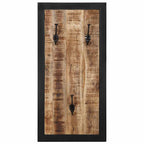 Vidaxl kapstok 40x2x80 cm massief ruw mangohout