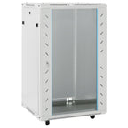 Vidaxl netwerkkast 18u 19 ip20 60x60x100 cm grijs