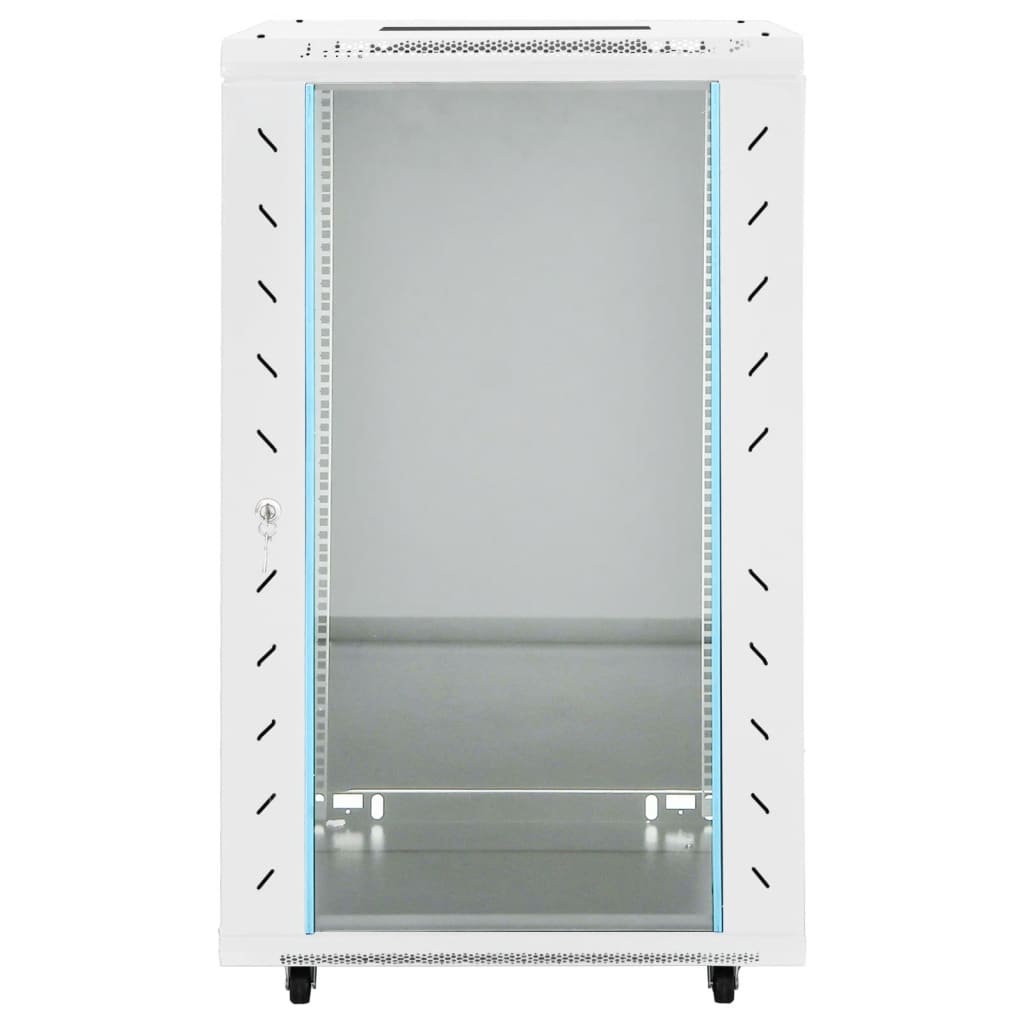 Vidaxl netwerkkast 18u 19 ip20 60x60x100 cm grijs