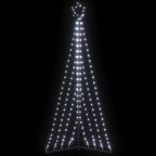 Vidaxl led-kerstboom 339 leds koud wit 182 cm