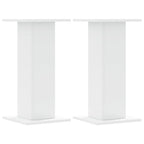 Vidaxl plantenstandaards 2 st 30x30x60 cm bewerkt hout wit