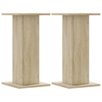Vidaxl plantenstandaards 2 st 30x30x60 cm bewerkt hout sonoma eiken