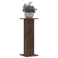 Vidaxl plantenstandaards 2 st 30x30x80 cm bewerkt hout bruin eiken