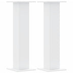 Vidaxl plantenstandaards 2 st 30x30x95 cm bewerkt hout wit