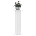 Vidaxl plantenstandaards 2 st 30x30x95 cm bewerkt hout wit