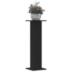 Vidaxl plantenstandaards 2 st 30x30x95 cm bewerkt hout zwart