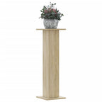 Vidaxl plantenstandaards 2 st 30x30x95 cm bewerkt hout sonoma eiken
