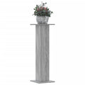 Vidaxl plantenstandaards 2 st 30x30x95 cm bewerkt hout grijs sonoma