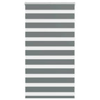 Vidaxl zebra rolgordijn 70x100 cm stofbreedte 65,9 cm donkergrijs