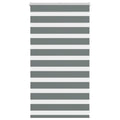 Vidaxl zebra rolgordijn 80x100 cm stofbreedte 75,9 cm donkergrijs