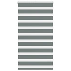 Vidaxl zebra rolgordijn 80x100 cm stofbreedte 75,9 cm donkergrijs