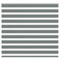 Vidaxl zebra rolgordijn 160x100 cm stofbreedte 155,9 cm donkergrijs