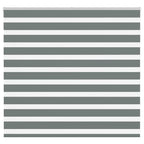 Vidaxl zebra rolgordijn 165x100 cm stofbreedte 160,9 cm donkergrijs