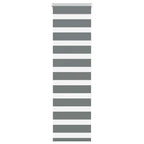 Vidaxl zebra rolgordijn 50x150 cm stofbreedte 45,9cm donkergrijs