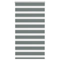 Vidaxl zebra rolgordijn 70x150 cm stofbreedte 65,9 cm donkergrijs