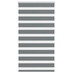 Vidaxl zebra rolgordijn 75x150 cm stofbreedte 70,9 cm donkergrijs