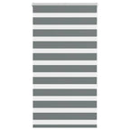 Vidaxl zebra rolgordijn 90x150 cm stofbreedte 85,9 cm donkergrijs