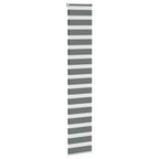 Vidaxl zebra rolgordijn 40x200 cm stofbreedte 35,9 cm donkergrijs