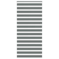 Vidaxl zebra rolgordijn 110x200 cm stofbreedte 105,9 cm donkergrijs