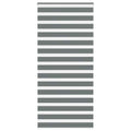 Vidaxl zebra rolgordijn 115x200 cm stofbreedte 110,9 cm donkergrijs