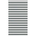 Vidaxl zebra rolgordijn 135x200 cm stofbreedte 130,9 cm donkergrijs