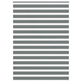 Vidaxl zebra rolgordijn 155x200 cm stofbreedte 150,9 cm donkergrijs