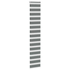 Vidaxl zebra rolgordijn 40x230 cm stofbreedte 35,9 cm donkergrijs