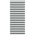 Vidaxl zebra rolgordijn 115x230 cm stofbreedte 110,9 cm donkergrijs