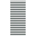 Vidaxl zebra rolgordijn 115x230 cm stofbreedte 110,9 cm donkergrijs